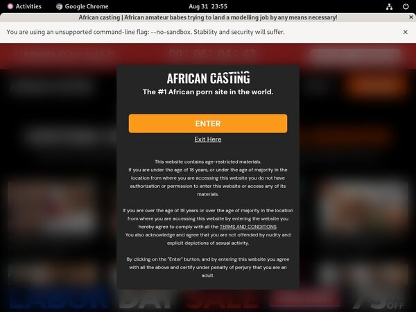 Africancasting.com Wachtwoord
