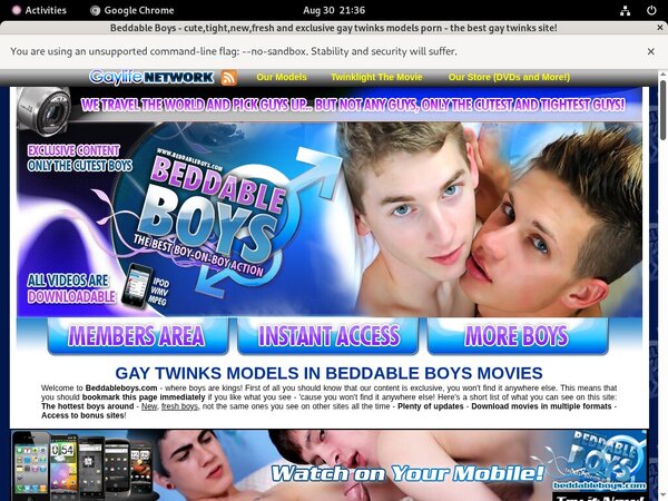 Beddableboys.com Tv