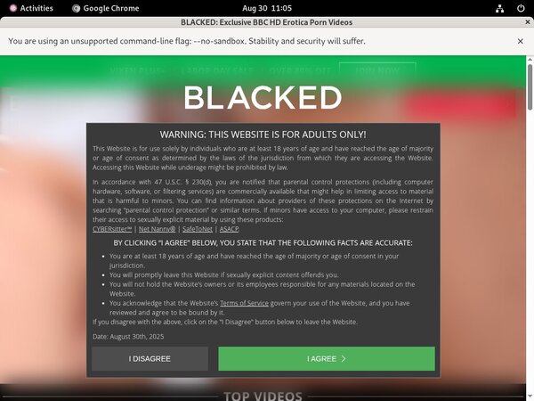 Blacked.com Trial Option