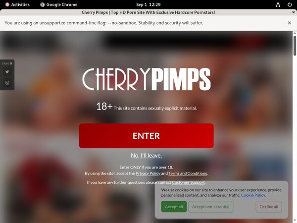 Cherry Pimps Payment Form