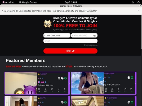 Club Date Swingers Epoch