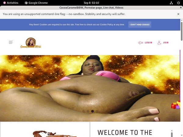 Cocoacaramelbbw User Name Password