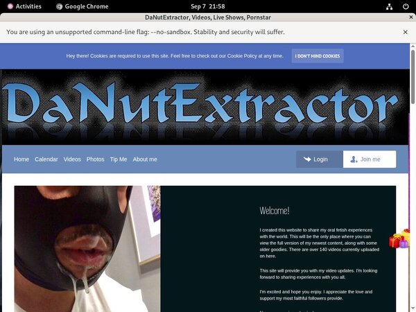 DaNutExtractor Acount
