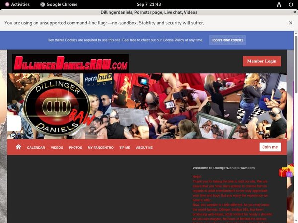 Dillingerdaniels Login Information