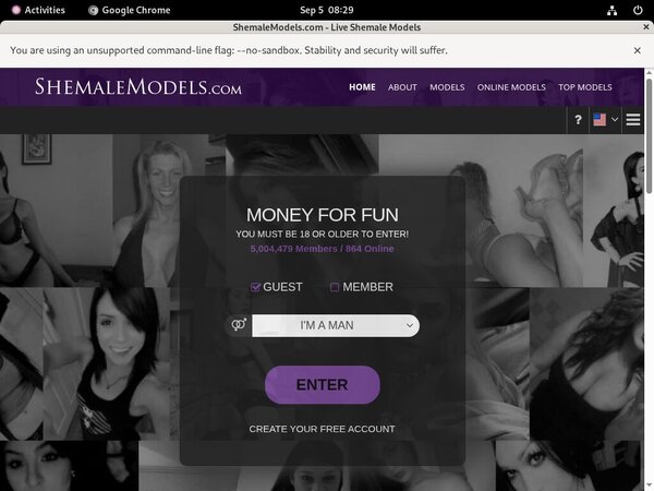 Discount Shemalemodels.com Account