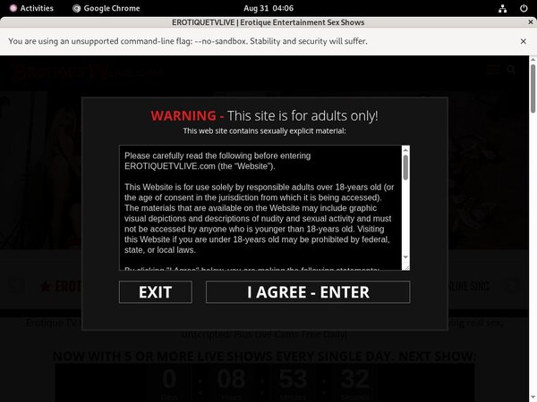 Erotiquetvlive Fetish