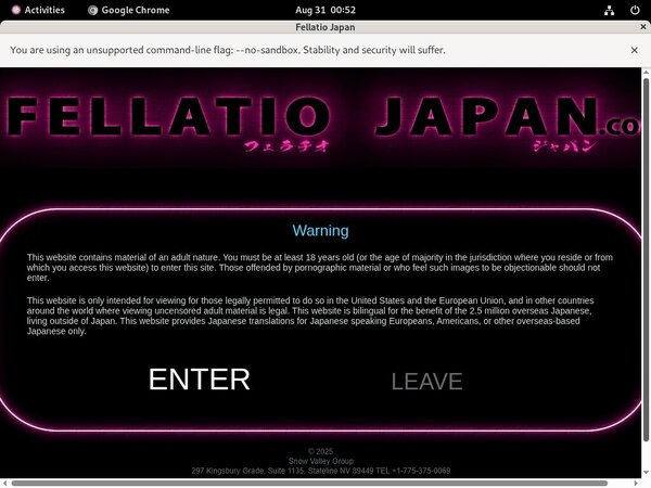 Fellatio Japan Free Trial Subscription