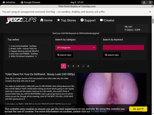 Filth Fetish Studios 3 Day Trial