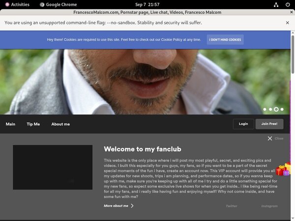 FrancescoMalcomcom Free Stream