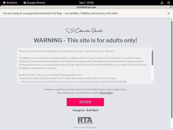 Free Charlieforde.com Trials