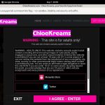 Free Chloekreams Account