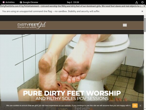 Free Dirtyfeetgirls.com Membership Discount