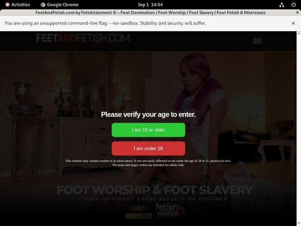 Free Feet And Fetish Membership Account