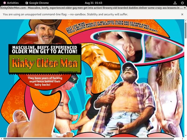 Free Kinkyoldermen.com Membership Trial