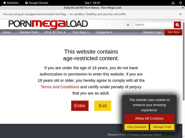 Free Porn Mega Load User