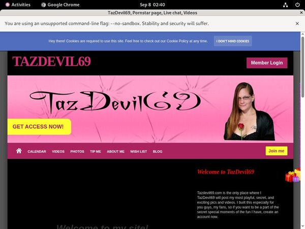 Free Tazdevil69.modelcentro.com Videos