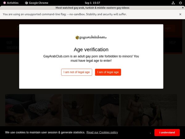 Gayarabclub.com Sign Up Form
