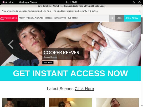 Get Free Boyssmoking Membership