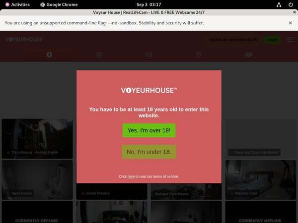 Get Voyeur House Account