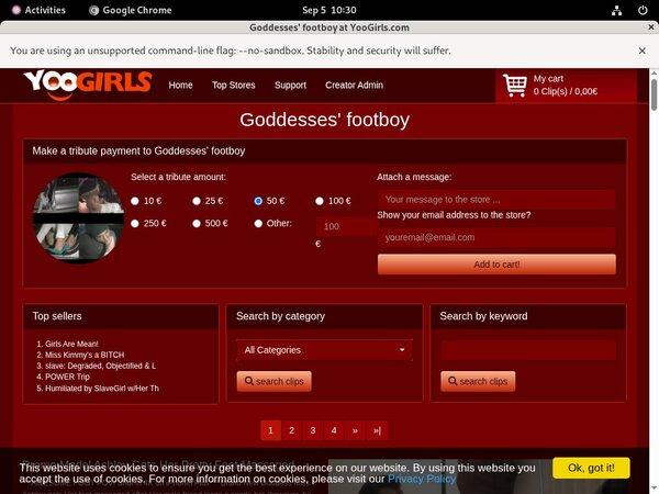 Goddessesfootboy Promo