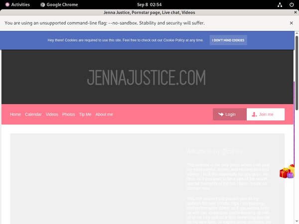 Jenna Justice Accept Pay Pal