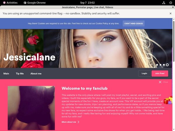 Jessicalane Free Trial Member
