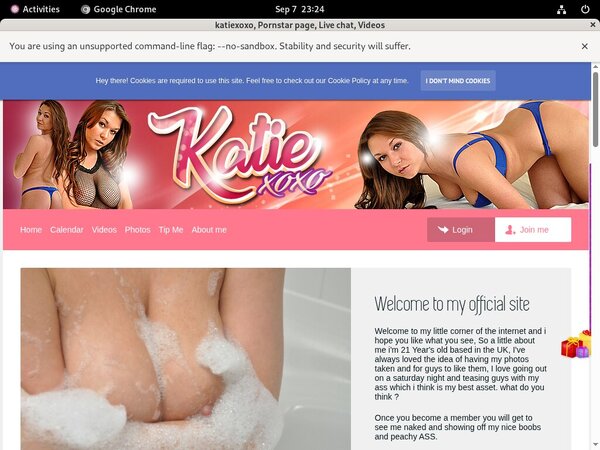 Katiexoxo With JCB Card