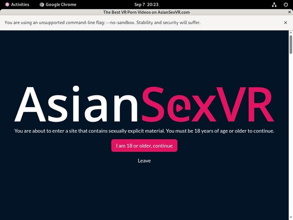Limited Asian VR Sex Discount
