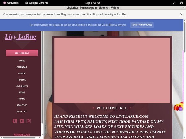 LivyLaRue Save 50% On 30Day Pass