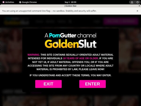 Login Golden Slut For Free