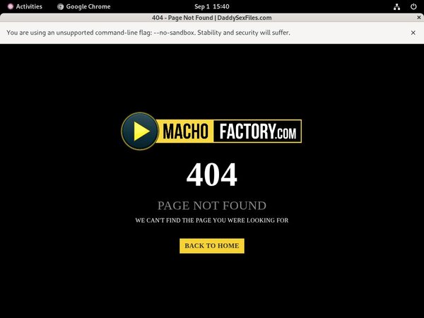 Macho Factory Paypal Signup