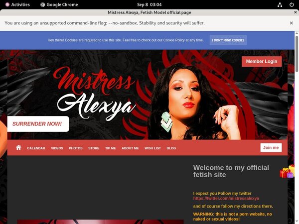 Mistress Alexya Hot Sex