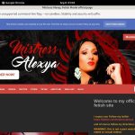 MistressAlexya Account Trial