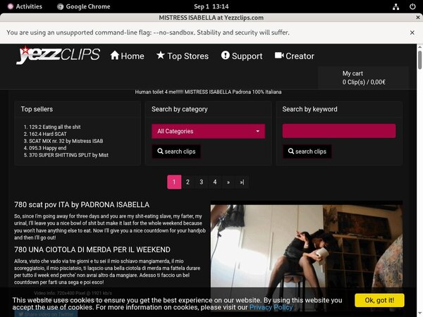 MistressIsabella Sconto