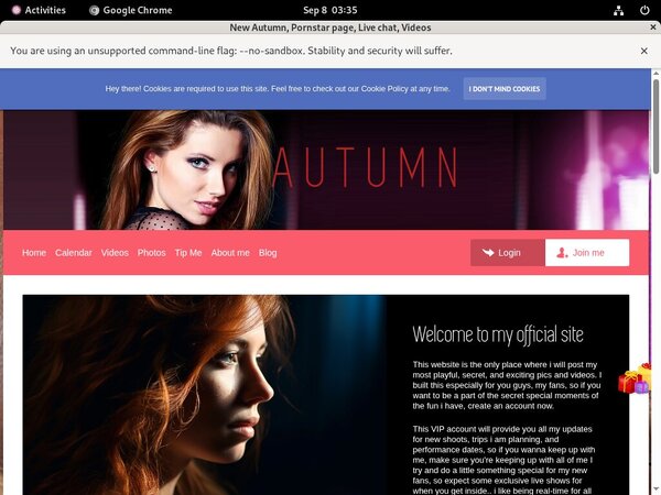 New Autumn Crear Cuenta