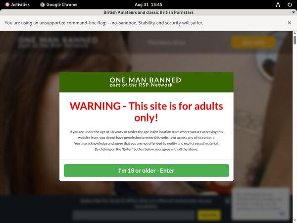 Onemanbanned.tv Member Password