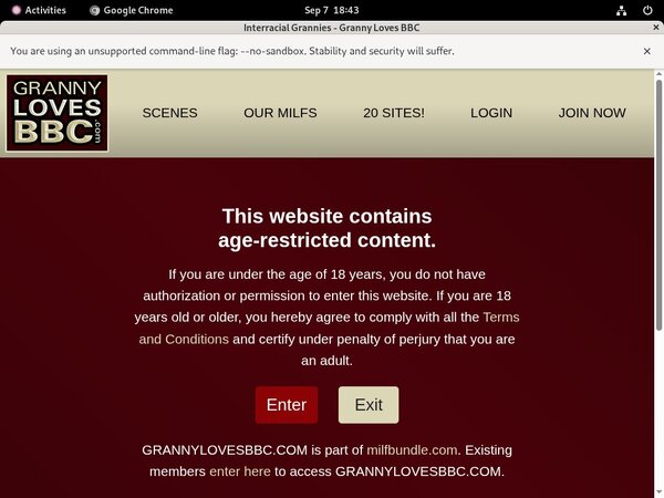 Password To Grannylovesbbc.com