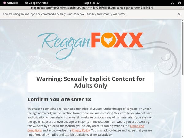 Reagan Foxx User And Pass