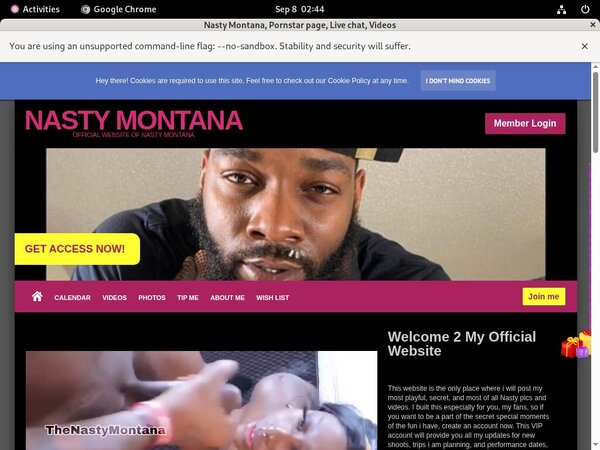 Register For Nastymontana.com