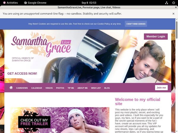 SamanthaGraceLive Get Account