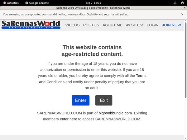 Sarennasworld.com Join By Phone