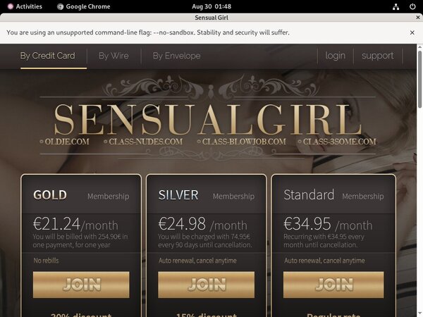 Sensualgirl Discount Order
