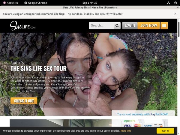 Sinslife Discount 2018