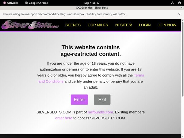 Sluts Silver Free Logins
