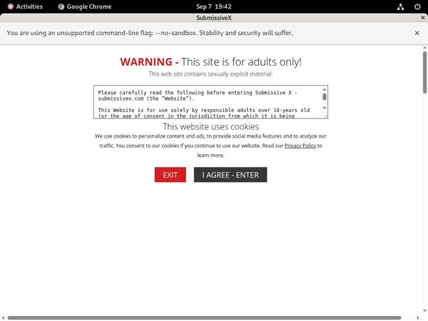 Submissivex.com Limited Promotion