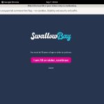 Swallow Bay Valid Password