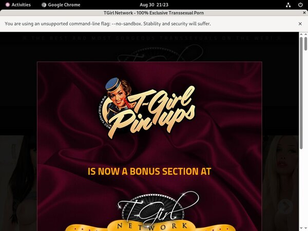 TGirl Pinups Porn Passwords