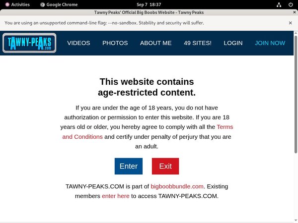 Tawnypeaks Registration Form