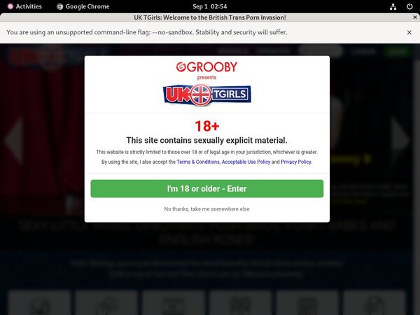 UK TGirls Trial Login