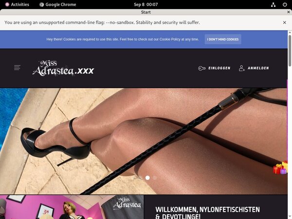 User Pass Miss Adrastea